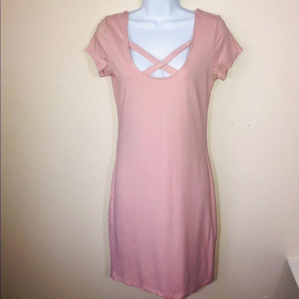 NWT Pink Knee Length Papaya Dress Size Medium
